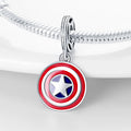 Marvel Captain America Shield Dangle Charm disney pandora